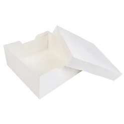Taartdoos 35x35x15cm. Wit 50st