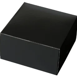 Taartdoos 15x15x8cm. Zwart 3st