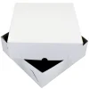 Taartdoos Zwanenhals 30x30x9cm. Wit 10st