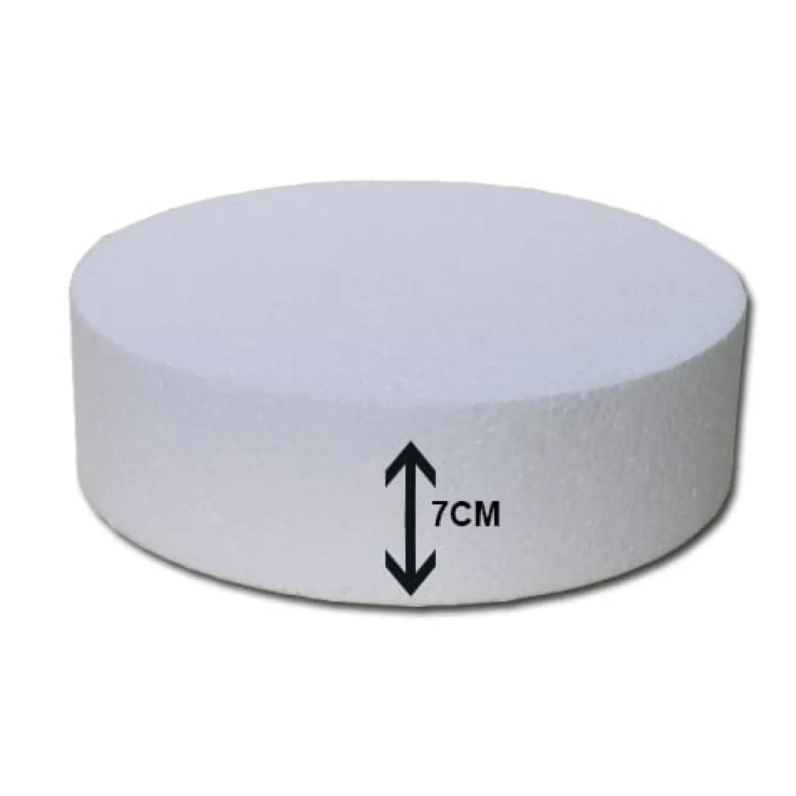 Taart Dummy rond 7cm -Ø22,5cm-