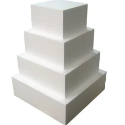 Taart Dummy vierkant 10cm - 30x30cm