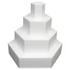 Taart Dummy Zeshoek 5cm -Ø15cm-