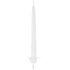Taartkaarsjes met houder 7cm 100st. Wit