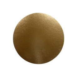 Taartkarton Goud/Wit Ø24cm per stuk