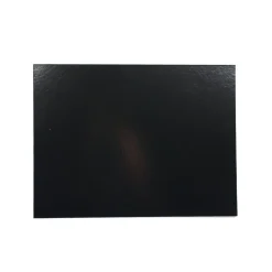 Taartkarton Rechthoek Goud/Zwart 20x30cm per stuk