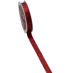 Taartlint Glitter Rood 15mm x 20m