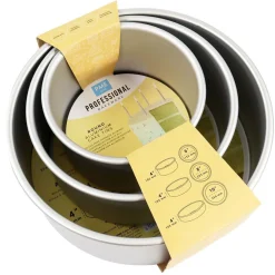 Taartpan PME Rond 10cm(h) Set/3
