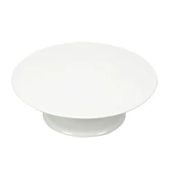Taartplateau Melamine Draaibaar Wit Ø32x10cm