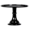 Taartplateau Zwart Melamine Ø30x20cm