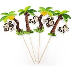 Taartprikker Slingeraap in Palm 25cm 50st.