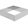 Taartring RVS Vierkant 22x22x5cm