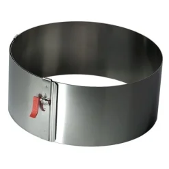 Taartring Verstelbaar met Klem Ø18-30cm x 10cm