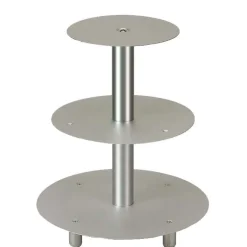 Taartstandaard Aluminium New York 3 etages