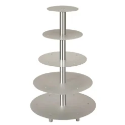 Taartstandaard Aluminium New York 5 etages