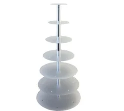 Taartstandaard Aluminium New York 7 etages