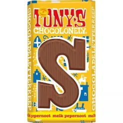 Tony's Chocolonely Letterreep Melk Pepernoot - S - 180g