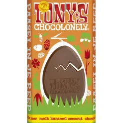 Tony's Chocolonely Paasreep Melk / Karamel / Zeezout 180g