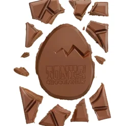 Tony's Chocolonely Paasreep Melk / Karamel / Zeezout 180g