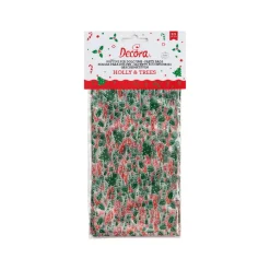 Traktatiezakjes Kerstmis 12,5x3x24(h) cm 20 stuks