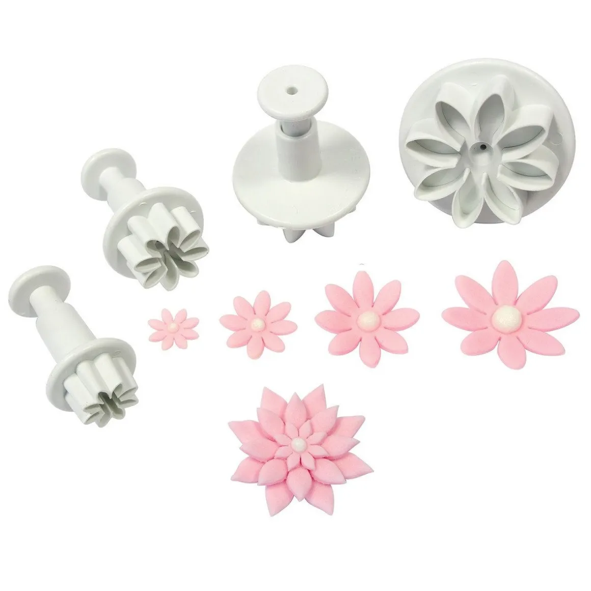 Uitstekerset Daisy Marguerite PME, set van 4
