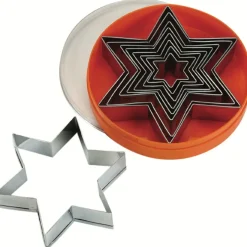 Uitstekers Glad Ster RVS Professionele set/9**