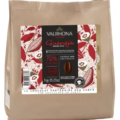 Valrhona Chocolade Druppels Puur Guanaja (70%) 1kg