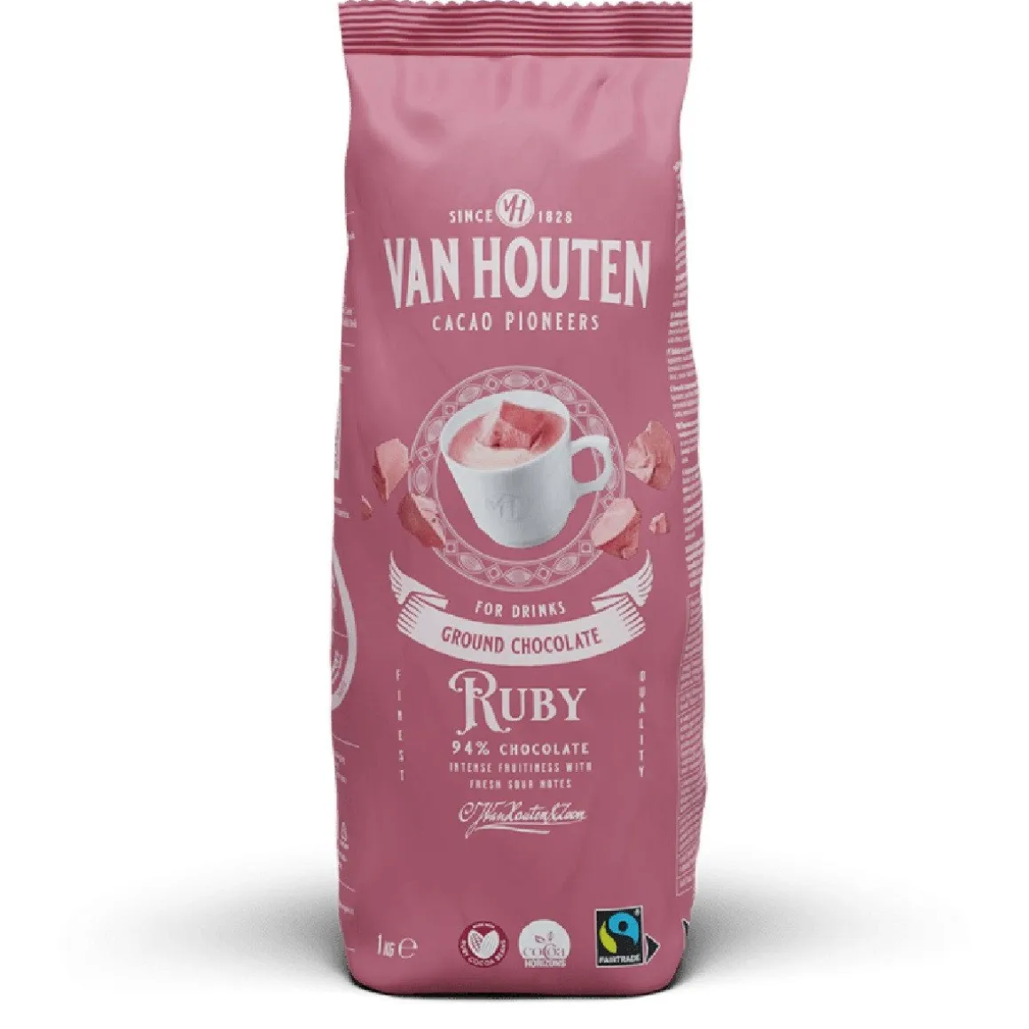 Van Houten Hot Chocolate Ruby 1kg