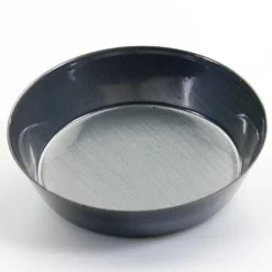Vlaaipan gesiliconeerd (harde mokka) Ø75x13mm