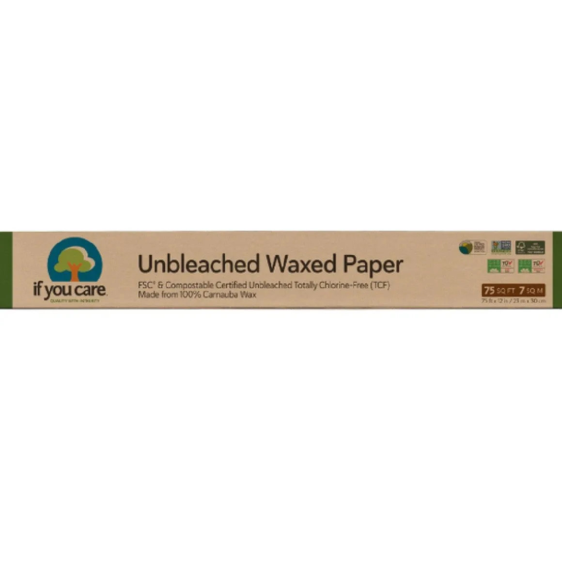 Wax Vershoudpapier Carnauba Ongebleekt 23m