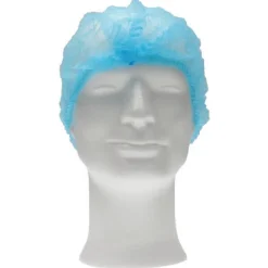 Wegwerpmuts Blauw 100st. 53cm.