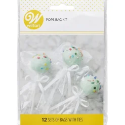 Wilton Cakepops / Lollipop zakjes 11x18 cm 12st