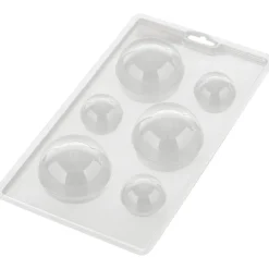 Wilton Chocolade Holvorm Halve Bollen (6x)**
