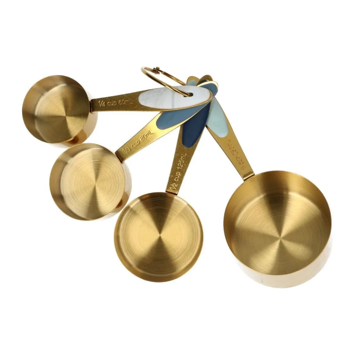 Wilton Maatbekers Goud Set/4