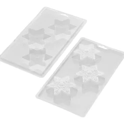 Wilton Plastic Bonbonvorm Choco Bomb Sneeuwvlok Set/2