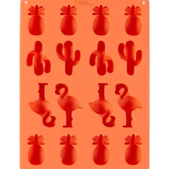 Wilton Siliconen Candy Mold Ananas/Cactus/Flamingo