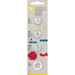 Wilton Spuitmondjes Set (#3, #18, #104, adapter)