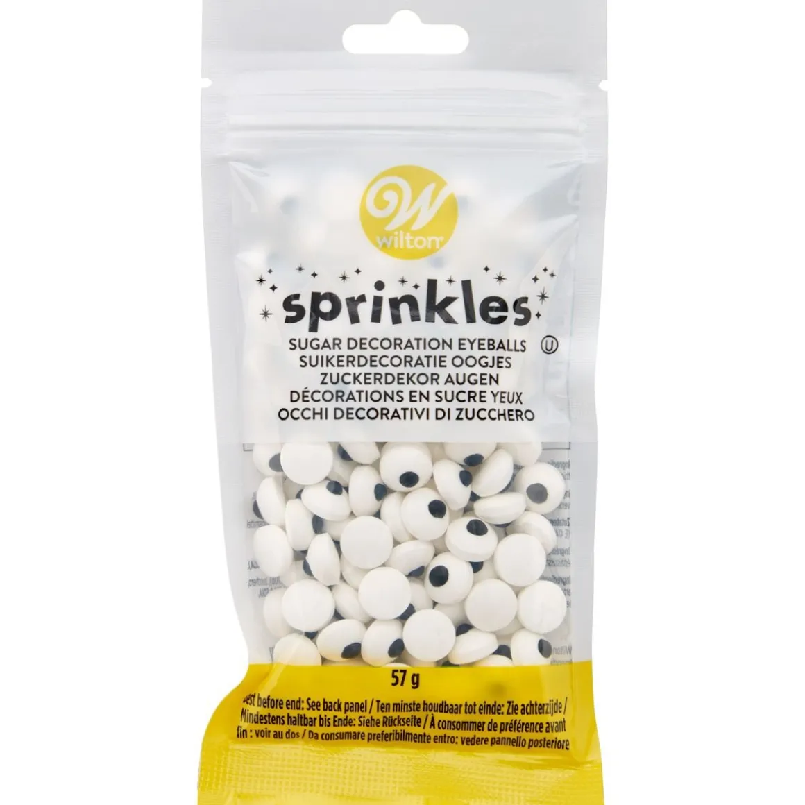 Wilton Suikerfiguren Oogjes 57g (Ø10mm)