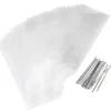 Wilton Traktatiezakjes Transparant 10x24cm 50st