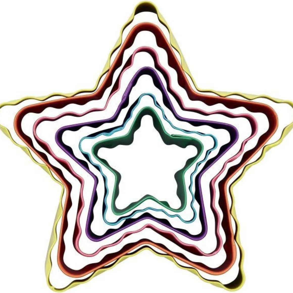 Wilton Uitstekers Ster Dubbelzijdig Set/6